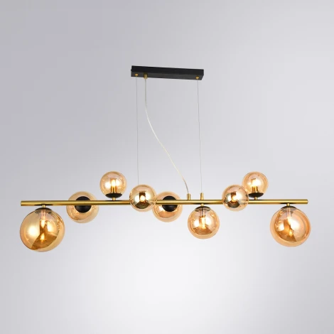 Подвесной светильник Arte Lamp Gemini A2243SP-9PB (220V, на тросе, шарики)