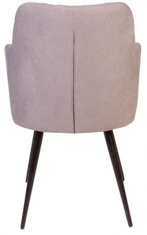 Стул поворотный на 90 градусов, функция возврата, антишум Hunt ромб, бархат пепельно-бежевый 25 / чёрный конус Top Concept 80491