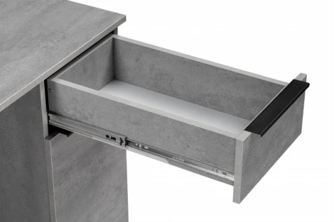 Письменный стол Бэтти Лофт (Бэтти Лофт 116х60х75 бетон / черный) Notta арт.564717