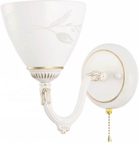 Бра с выключателем Arte Milano AM343837 347837/1W WT+G (220V)