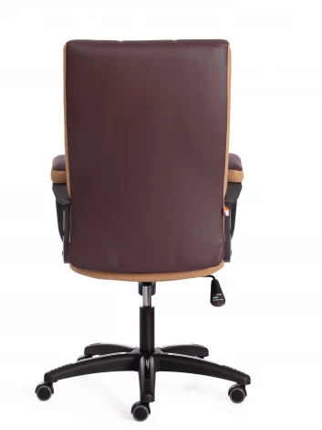 Кресло TRENDY (22) кож/зам/ткань, коричневый/бронзовый, 36-36/21 Tetchair 19516