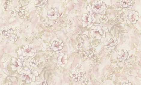 Обои виниловые Grandeco Poeme OM 2206 10,05 х 1,06 м