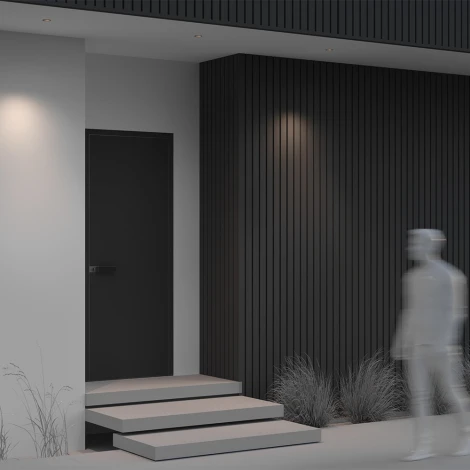 Потолочный светильник IP65 уличный LED Maytoni Grit O501DL-L10B3K (220V, круглые)