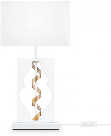 Интерьерная настольная лампа Maytoni Intreccio ARM010-11-W
