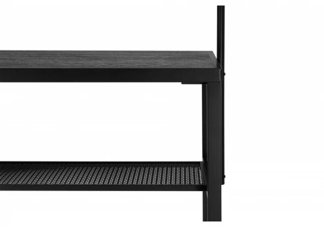 Барный стол Woodville Сари 120х50х171 дпк графит / черный