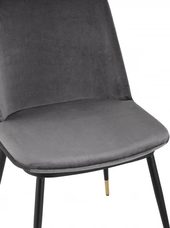 Стул Мелисса велюр Темно-серый 2 шт Stool Group (арт.УТ000037480)