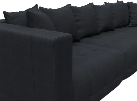 Диван угловой Лига-052 НПБ Лонг угол универсальный Лига Диванов (Замша) арт.128835