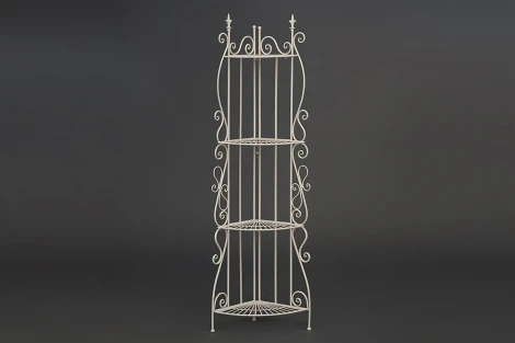 Этажерка угловая Secret De Maison 001 butter white (стальной сплав)