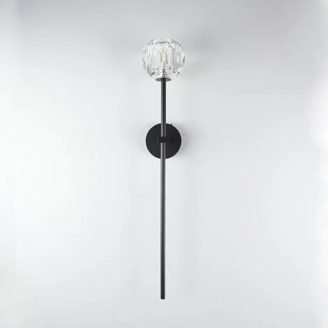 Бра Rh Boule De Cristal Long Sconce Brass By ImperiumLoft 44,305 73687-22 в форме шара