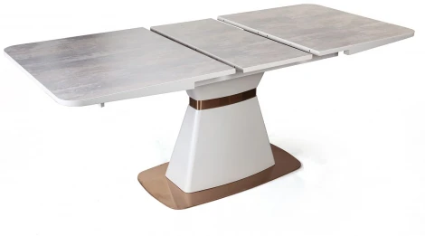 Стол Madison 150 керамика + стул Oscar капучино декор золото Top Concept 5805