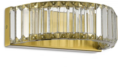 Настенный светильник ST Luce Tivoli SL1622.301.01 Латунь/Прозрачный LED 1*13W 4000K (220V)