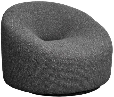 Кресло Garda Decor LUNA-2K-СЕР Flona SER (Серый)