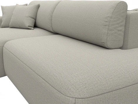 Диван угловой Лига-036 НПБ Модерн левый угол Лига Диванов (Рогожка) арт.125472L