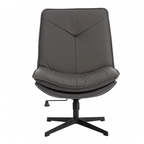 Кресло лаунж Cosmo/Космо экокожа, шарп графит Tetchair 25673