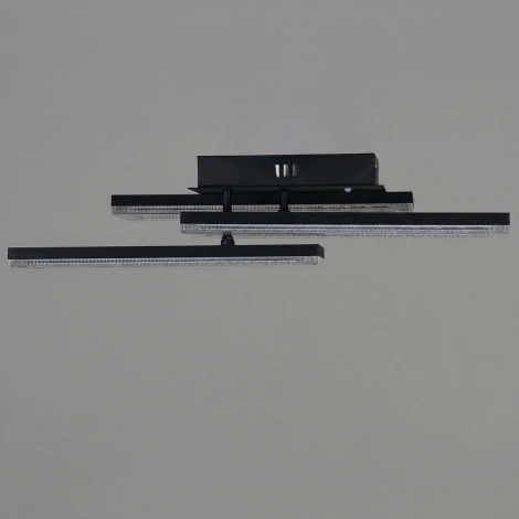 Потолочная люстра светодиодная на штанге с регулировкой цветовой температуры, яркости и ночным режимом Reluce 89560-0.3-03B BK