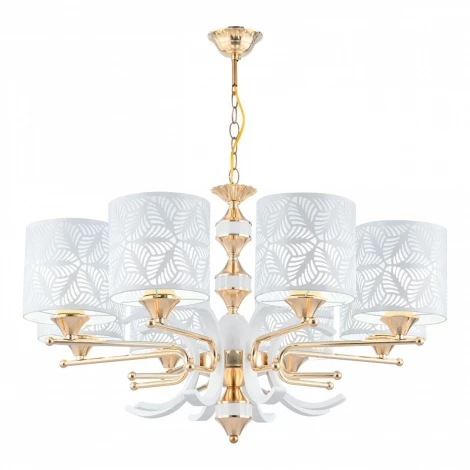 Подвесная люстра Arte Milano Florentia-2097 302097/8 Wh/Gd (220V, на цепи)