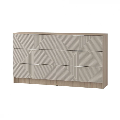 Комод БТС Эмилия КМ-04, Дуб смоки, Айриш