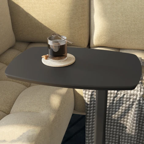 Стол придиванный Дей графит/графит Mebelik 009445