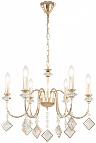 Подвесная люстра Arte Milano AM342101 342101/6 FGD (220V, подвески, на цепи, подсвечник, свеча)