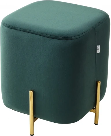 Пуф для гостиной ARES BLUVEL-78 GREEN / GOLD М-City
