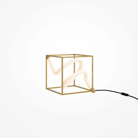 Настольная лампа Maytoni Membrane MOD345TL-L11BS3K (LED, 220V, выключатель, куб)
