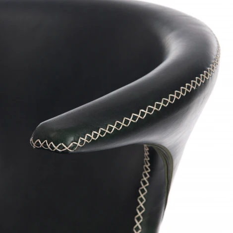 Стул FLAIR (mod. 9020) коричневый 1/черный (экокожа/металл)