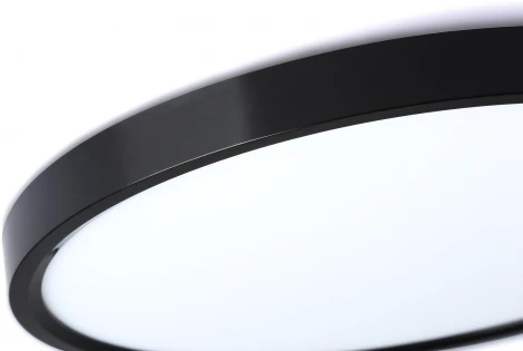 Потолочный светодиодный светильник круглый с подсветкой Ambrella Orbital Air FZ3055 (220V, круглые, IP44)