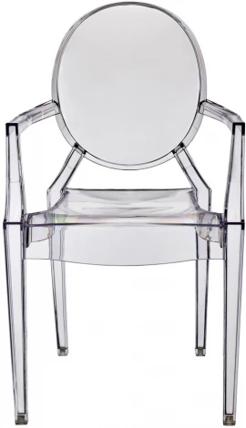 Комплект из 2-х стульев Bradexhome Louis Ghost прозрачный