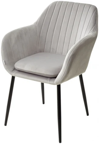 Стул ALABAMA BLUVEL-03 LIGHT GREY, велюр