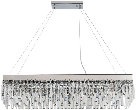 Подвесная люстра Indigo LACRIMA V000361 (220V, хрусталь, на тросе)