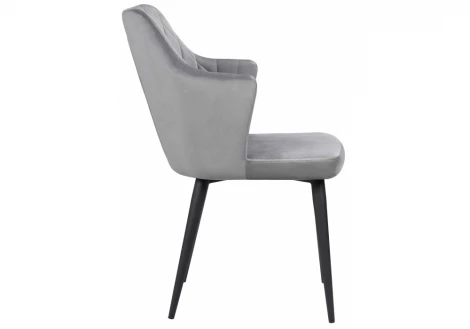 Обеденный стул на металлокаркасе Woodville Velen light gray 15028