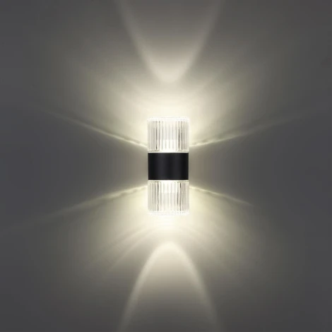 Настенный светильник уличный Novotech Estima 359292 STREET черный IP65 LED 14W 4000K 220V (круглые)