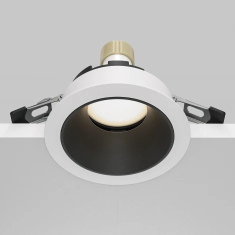 Встраиваемый светильник Share GU10 1x10Вт Maytoni Technical DL051-U-1WB (220V, круглые)