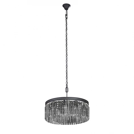 Подвесная люстра Vitaluce V5182-1/9 (220V, хрусталь, на цепи, круглые)