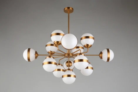 Потолочная люстра на штанге Aployt Nika APL.819.07.13 (220V, шарики)