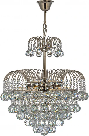 Подвесная люстра Arti Lampadari Bellagio E 1.5.50.100 N (220V, хрусталь, на цепи)