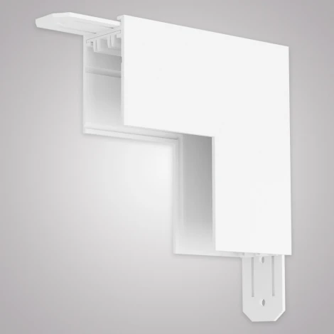 Угловой соединитель внутренний для накладного шинопровода белый AM Group AM544 WH SMART