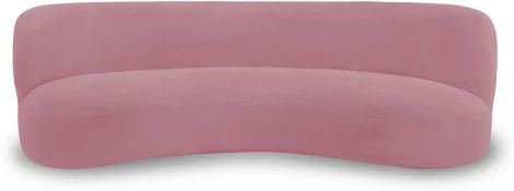 Диван Patti 2400 ОГОГО (арт.853239), (Мех/Розовый)