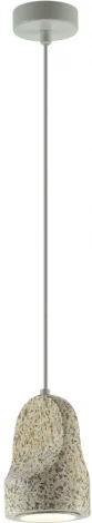 Подвесной светильник Odeon Light Pietra 7010/1C серый/камень LED 1*5W 3000K 220V (на проводе)