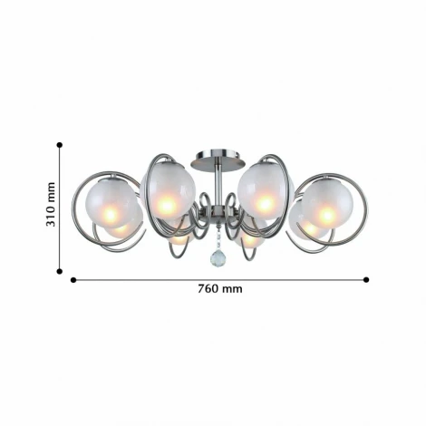 Потолочная люстра F-Promo Fabbio 2349-8U (220V, шарики)