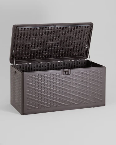 Стол-сундук Кейт пластик 110*55 см 276 л коричневый Stool Group арт.УТ000039339