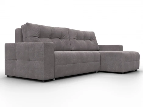 Диван угловой Лига-122 угол универсальный (ДСП,Брус,Велюр/Бежевый) Лига Диванов 137608