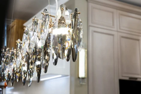 Подвесной светильник Stecciato L92406.92 (220V, хрусталь, на тросе)