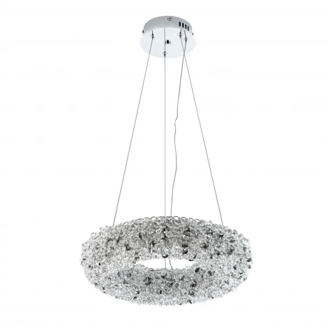 Подвесной светильник светодиодный хрустальный с регулировкой цветовой температуры Modelux MODESTYLE MS.6000.400 CR
