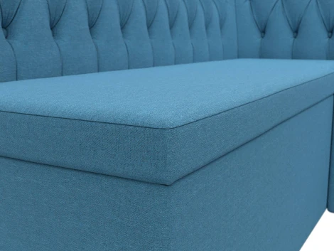 Диван кухонный угловой Мирта правый угол Лига Диванов (Рогожка) арт.123232