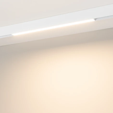 Трековый светильник магнитный светодиодный MAG-ORIENT-FLAT-L465-16W Warm3000 (WH, 80 deg, 48V, DALI) (Arlight, IP20 Металл) 035843