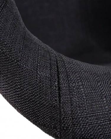 Стул обеденный DAW ROSS (ножки светлый бук, сиденье 012 белый пластик, чёрная ткань)