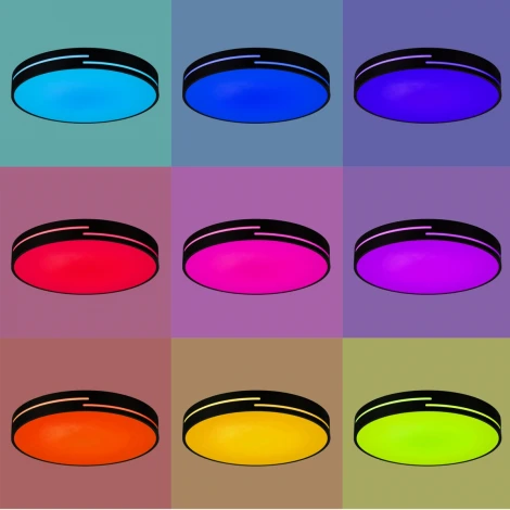 Потолочный светильник RGB круглый светодиодный с пультом Citilux Купер Лайн CL72470GL1 (220V, круглые)