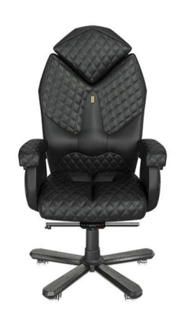 Эргономичное кресло Diamond Kulik System Бежевая кожа