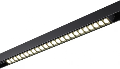 Трековый светильник Downlight низковольтный светодиодный Novotech SHINO FLUM 359490 черный LED 24W 48V 3000-6500K (регулировка яркости, управление смартфоном, умный дом - Алиса, Smart Life)